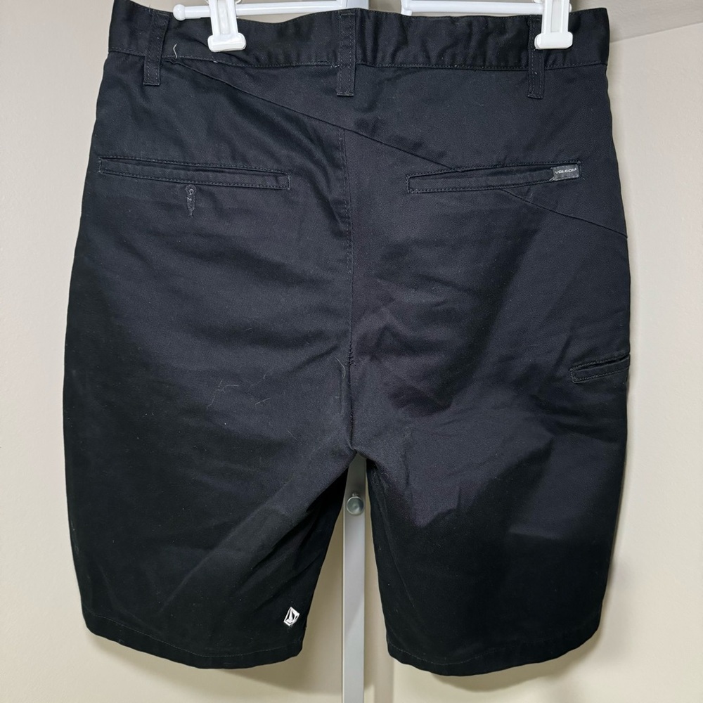 Volcom Mens Frickin Chino Shorts Black REPREVE Recycled Polyester Size 30 M29 - Picture 7 of 7